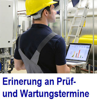 Prfbuch Wartungsplan.  fr Industrie und  Handwerk. Reports & Prflis