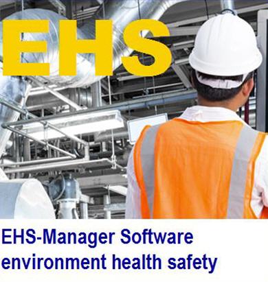   EHSQ Manager.; Software für Environment  Health und Safety im Blick.; Umwelt, Gesundheit, Sicherheit, Qualität.;