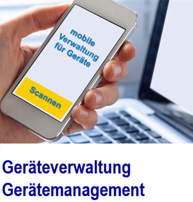 Gerteverwaltung-APP  mit moderner Gertesoftware den Bestand der Ger