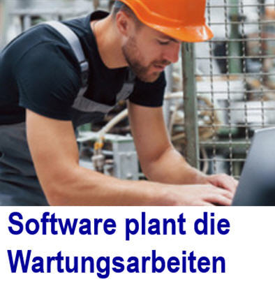 Wartungsplan. Software berwacht alle Wartungsarbeiten. Gratis Paket E